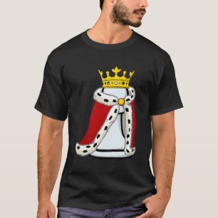 Camiseta Camarão De Xadrez Com Coroa E Robe