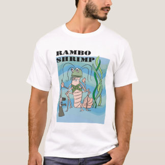 Camiseta camarão do rambo