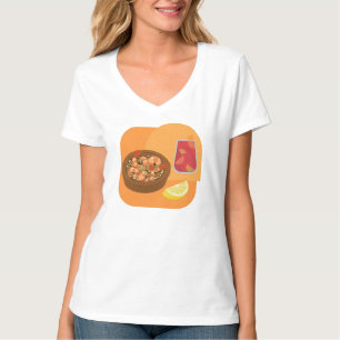 Camiseta Camarão e Sangria
