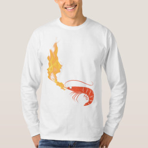 Camiseta Camarão em chamas