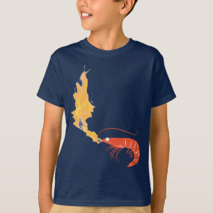 Camiseta Camarão em chamas