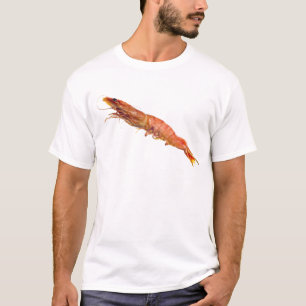 Camiseta Camarão grelhado do tigre em um skewer