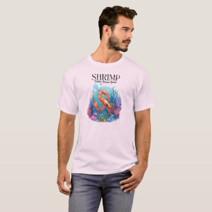 Camiseta Camarão: Mini Oceano Gems