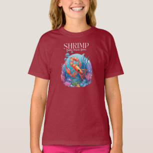 Camiseta Camarão: Mini Oceano Gems