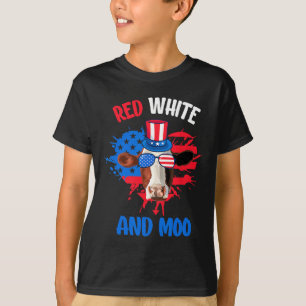 Camiseta Camarão Vermelho Branco E Maçã Patriótica Farmer 4
