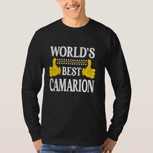 Camiseta Camarion Personal Name First Name World's Best Cam (Frente)
