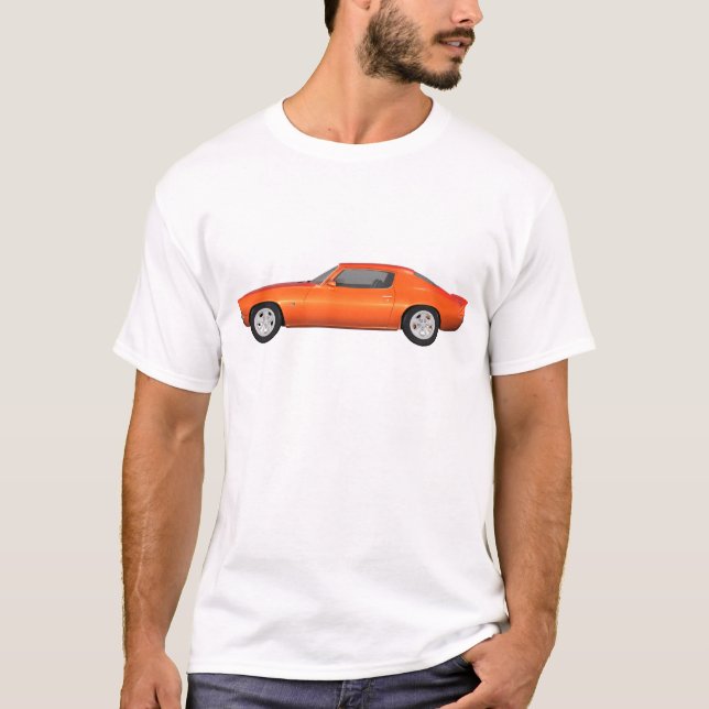 Camiseta Camaro 1972: Carro do músculo: Revestimento (Frente)