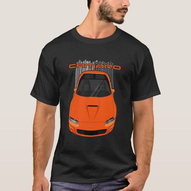 Camiseta Camaro 4th gen - laranja Essential (Frente)