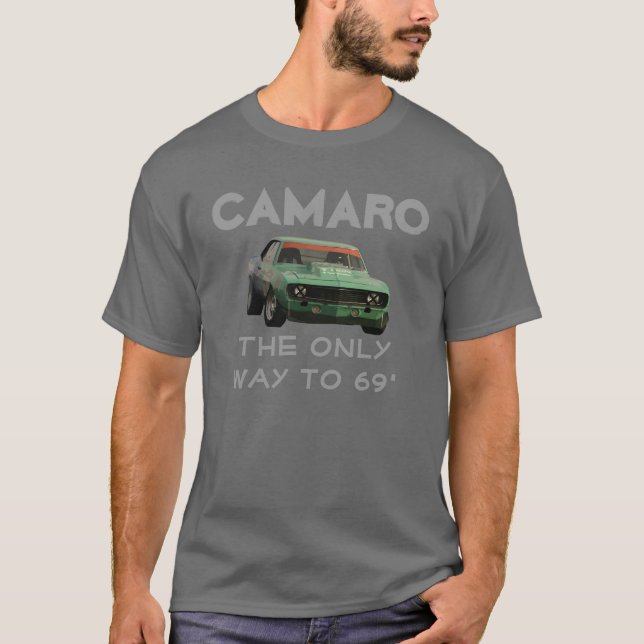 Camiseta Camaro - a única maneira a 69' (Frente)
