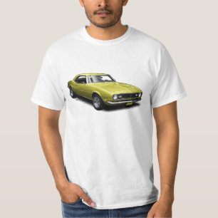 Camiseta Camaro amarelo no t-shirt branco