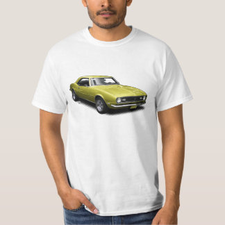 Camiseta Camaro amarelo no t-shirt branco