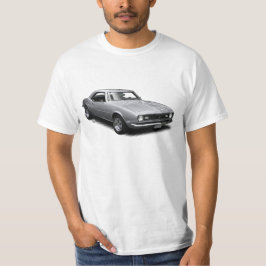 Camiseta Camaro de prata no t-shirt branco