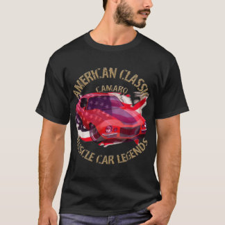 Camiseta Camaro EUA Muscle Car Chevy 1973