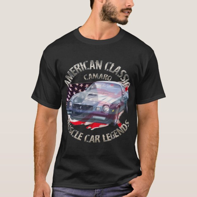Camiseta Camaro EUA Muscle Car Chevy 1979 (Frente)