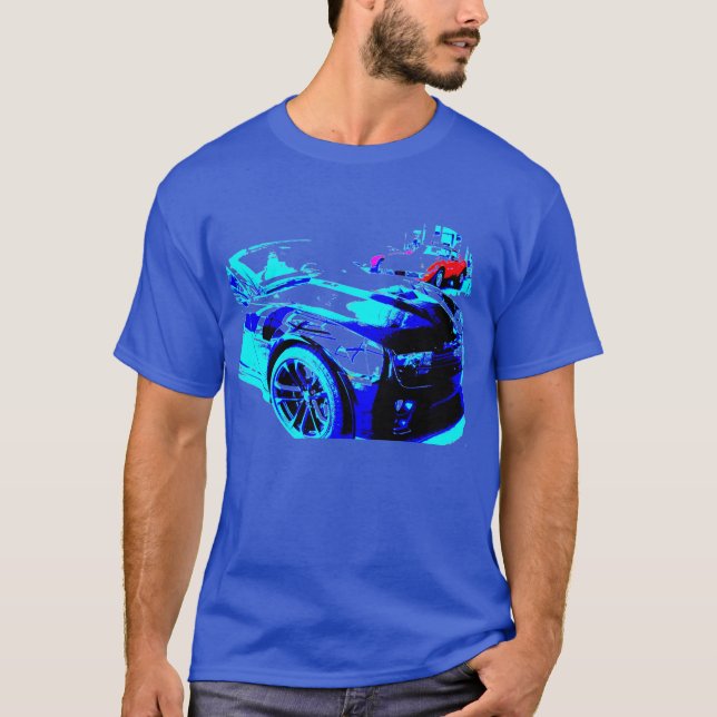 Camiseta Camaro ZL1 na sala de exposições (Frente)