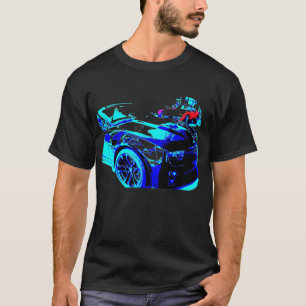 Camiseta Camaro ZL1 na sala de exposições