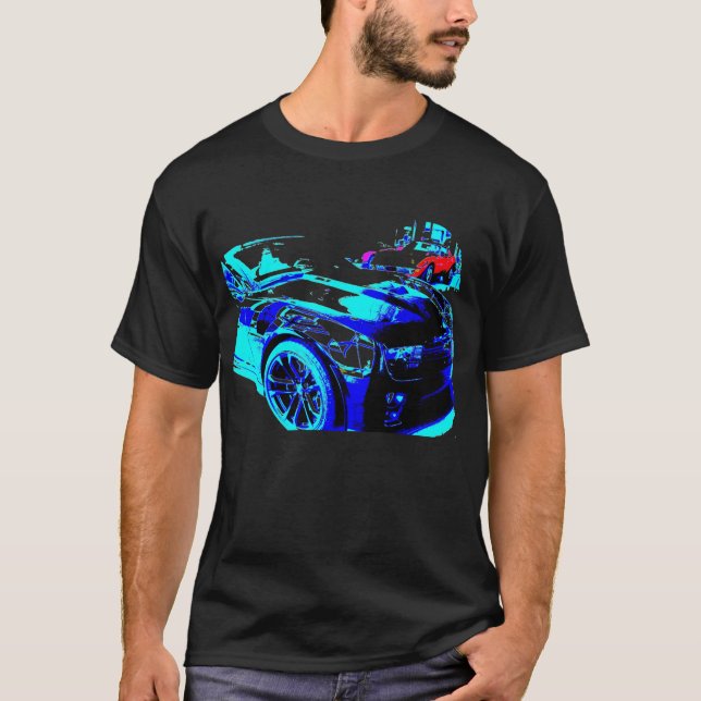 Camiseta Camaro ZL1 na sala de exposições (Frente)