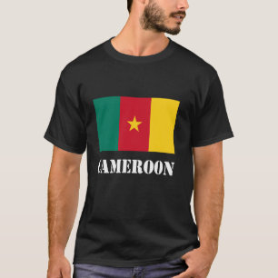 Camiseta Camarões Camarões Raízes camaroneses Orgulho camar