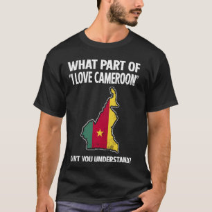 Camiseta Camarões Herança das Raízes Camarões Orgões Orgulh
