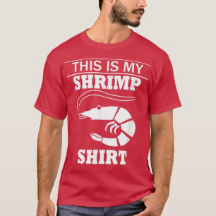 Camiseta Camarões Irônicos Dizendo Frutos Do Mar Comendo