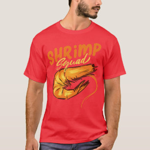 Camiseta Camarões Irônicos Dizendo Frutos Do Mar Comendo Sa
