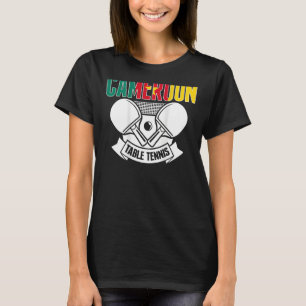 Camiseta Camarões Mesa de apoio à Tênis Camarões Ping P