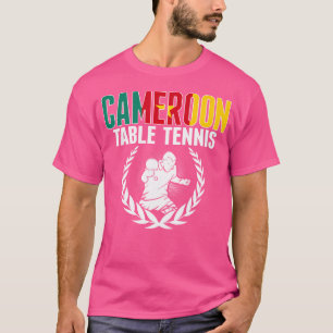 Camiseta Camarões Mesa Tênis Lovers Jersey Camarões Pi