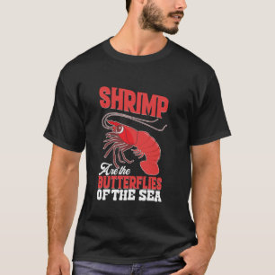 Camiseta Camarões são as Borboletas do Mar Simplesmente O