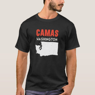Camiseta Camas Washington EUA Estado América Viagem Washing