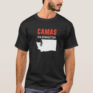 Camiseta Camas Washington EUA Estado América Viagem Washing