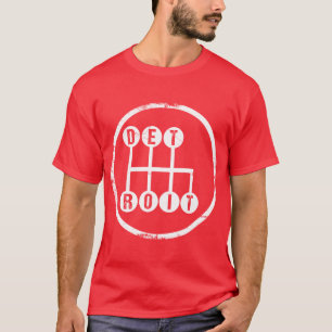 Camiseta Câmbio Manual para Fãs de Detroit