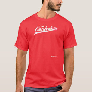 Camiseta Cambodian - vermelho
