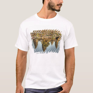 Camiseta Camboja, Angkor Wat. Reflexo do templo