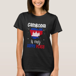 Camiseta Camboja: Bandeira 1