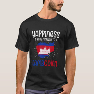 Camiseta Camboja: Bandeira 4