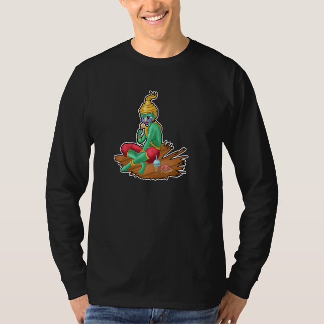Camiseta Camboja Cambojano Khmer Dança Tradicional Reamker (Frente)