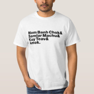 Camiseta Camboja / Comida Khmer Street