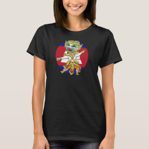 Camiseta Camboja: Khmer Tradicional Dança Reamker