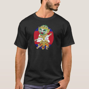 Camiseta Camboja: Khmer Tradicional Dança Reamker
