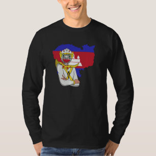 Camiseta Camboja: Khmer Tradicional Dança Reamker