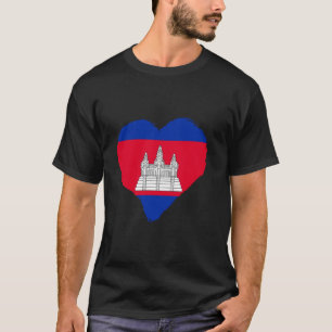 Camiseta Camboja: Orgulho Cambojano do Coração