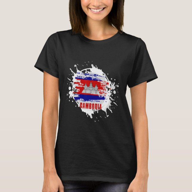 Camiseta Camboja Splash (Frente)