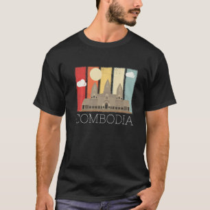 Camiseta Camboja Templo Angkor Wat da Ásia
