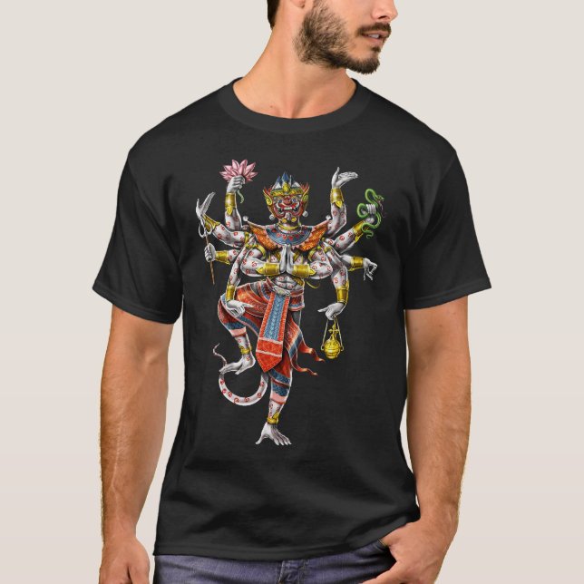 Camiseta Cambojano Khmer Hanuman (Frente)