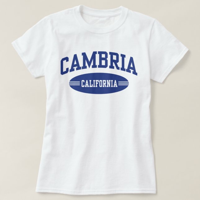 Camiseta Cambria California (Frente do Design)
