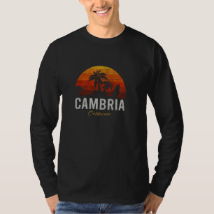 Camiseta Cambria California Retro Surfer Vintage Beach