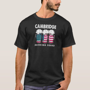 Camiseta Cambridge Bebendo Squad Massachusetts Alcoholic M
