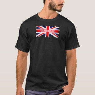 Camiseta Cambridge County England Uk British Flag Raglan