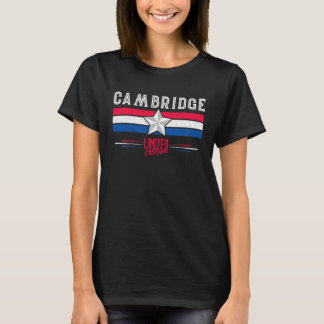 Camiseta Cambridge Retro Vintage Mulheres Homens Crianças