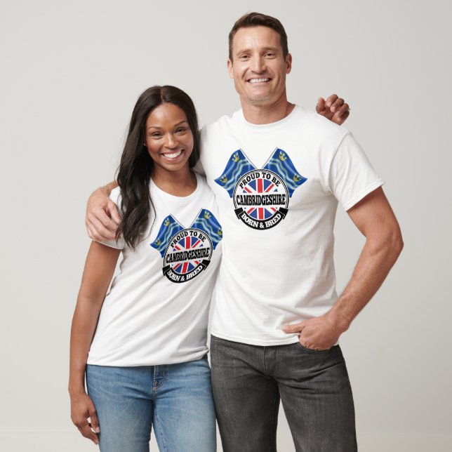 Camiseta Cambridgeshire Nascer e Bred (Unissex)